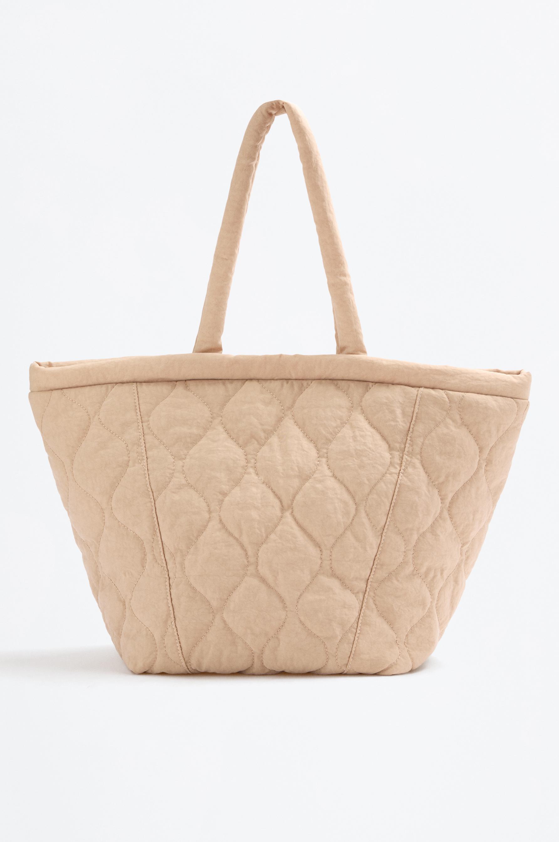 Bolso shopper nailon acolchado