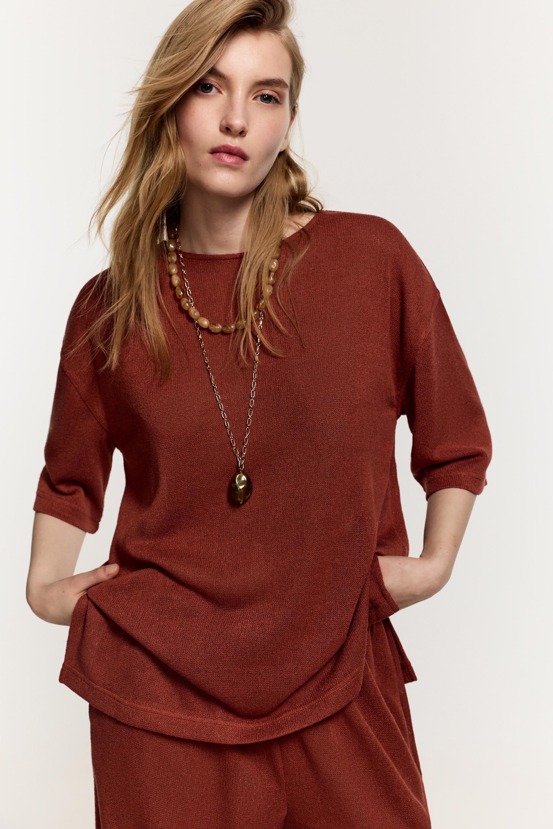 Camiseta punto cortado