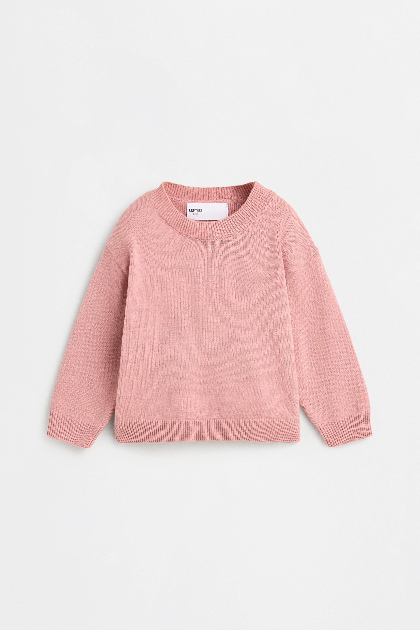 Knit sweater and animal print leggings co-ord — DUSTY PINK