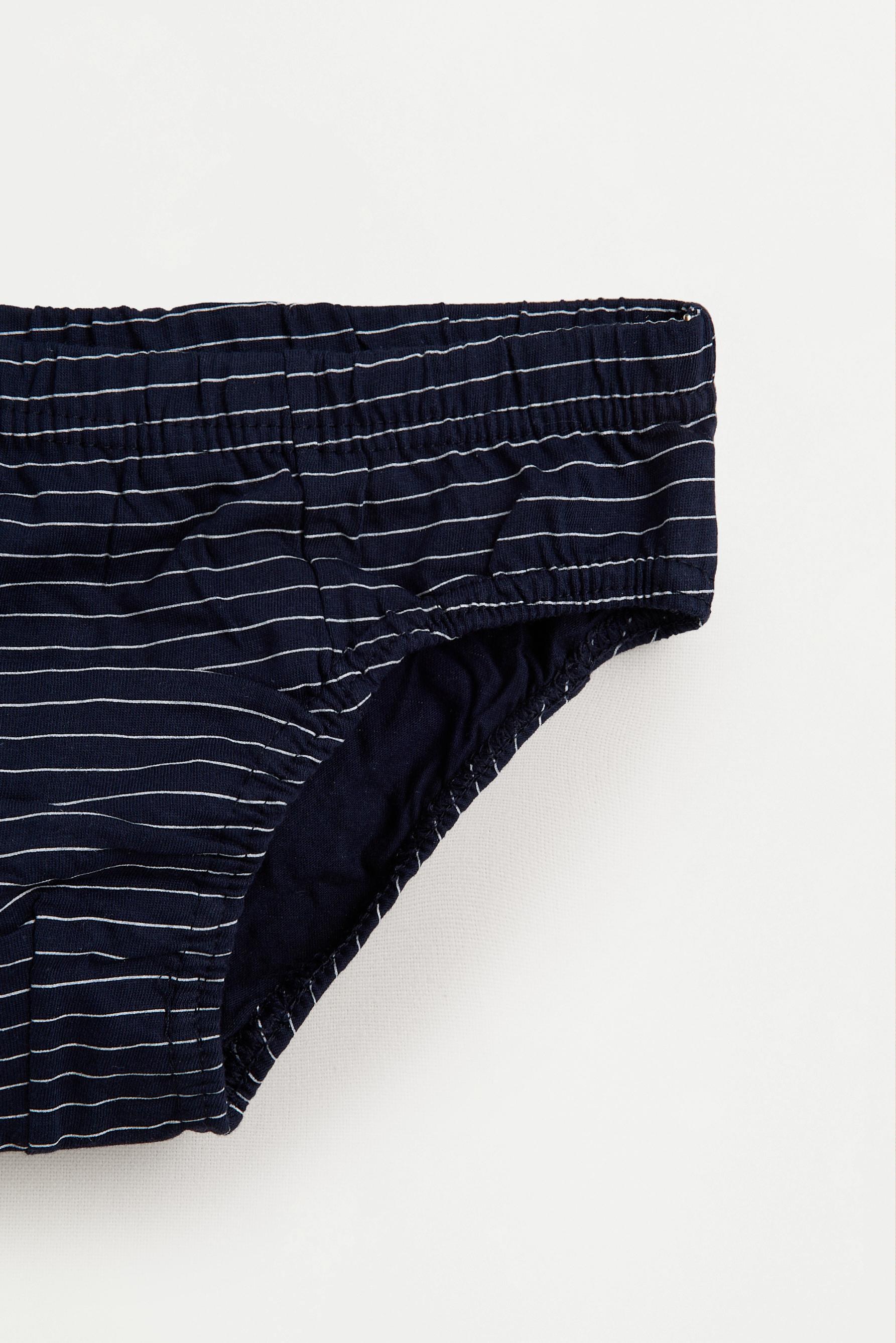 Contrast briefs (7-pack) — GREENISH BLUE