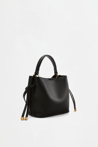 Bucket crossbody bag — BLACK 2