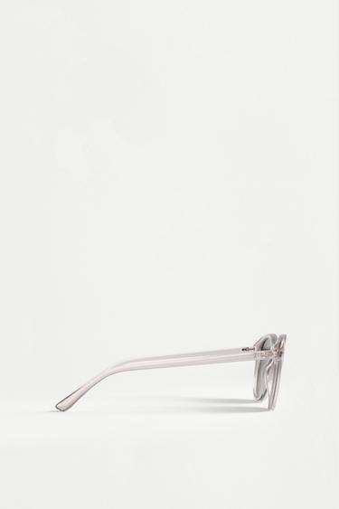 Transparent round glasses — GREY 3