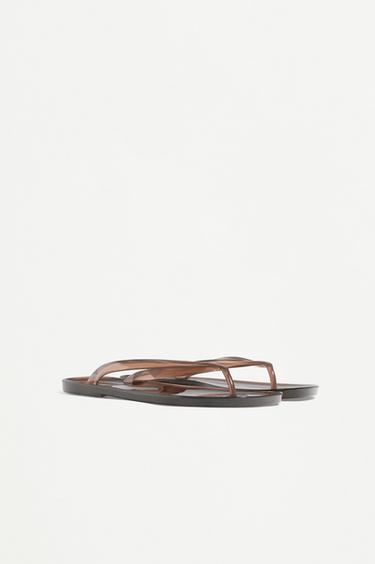 Jelly sandals — BROWN 2