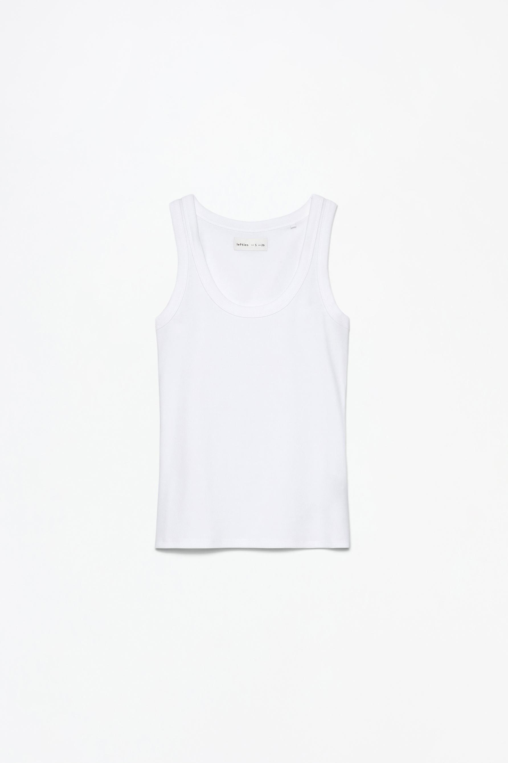 Racerback top — WHITE