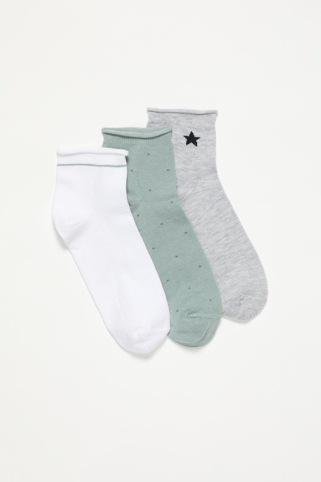 3-pack of short socks