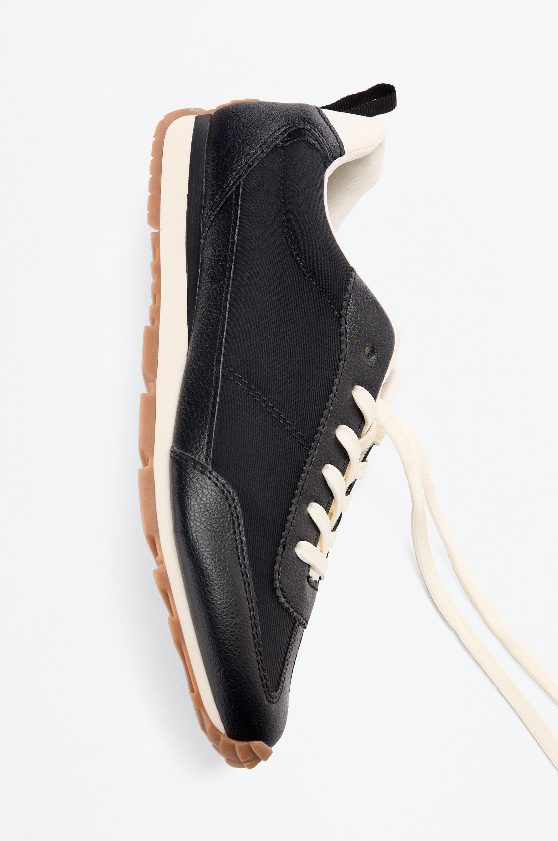 Lefties Siyah Lefties Minimal spor ayakkabı