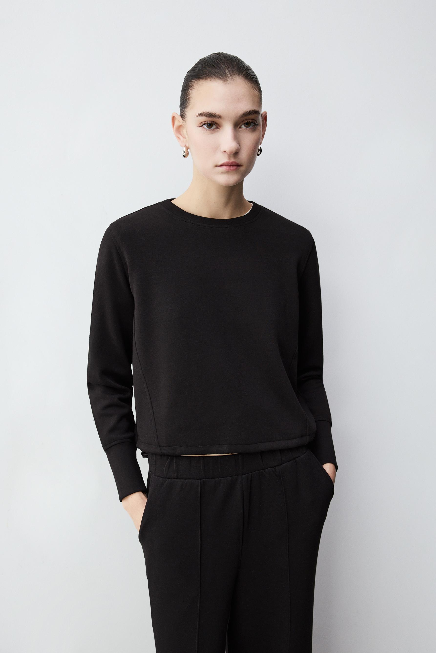 Sudadera felpa fluida