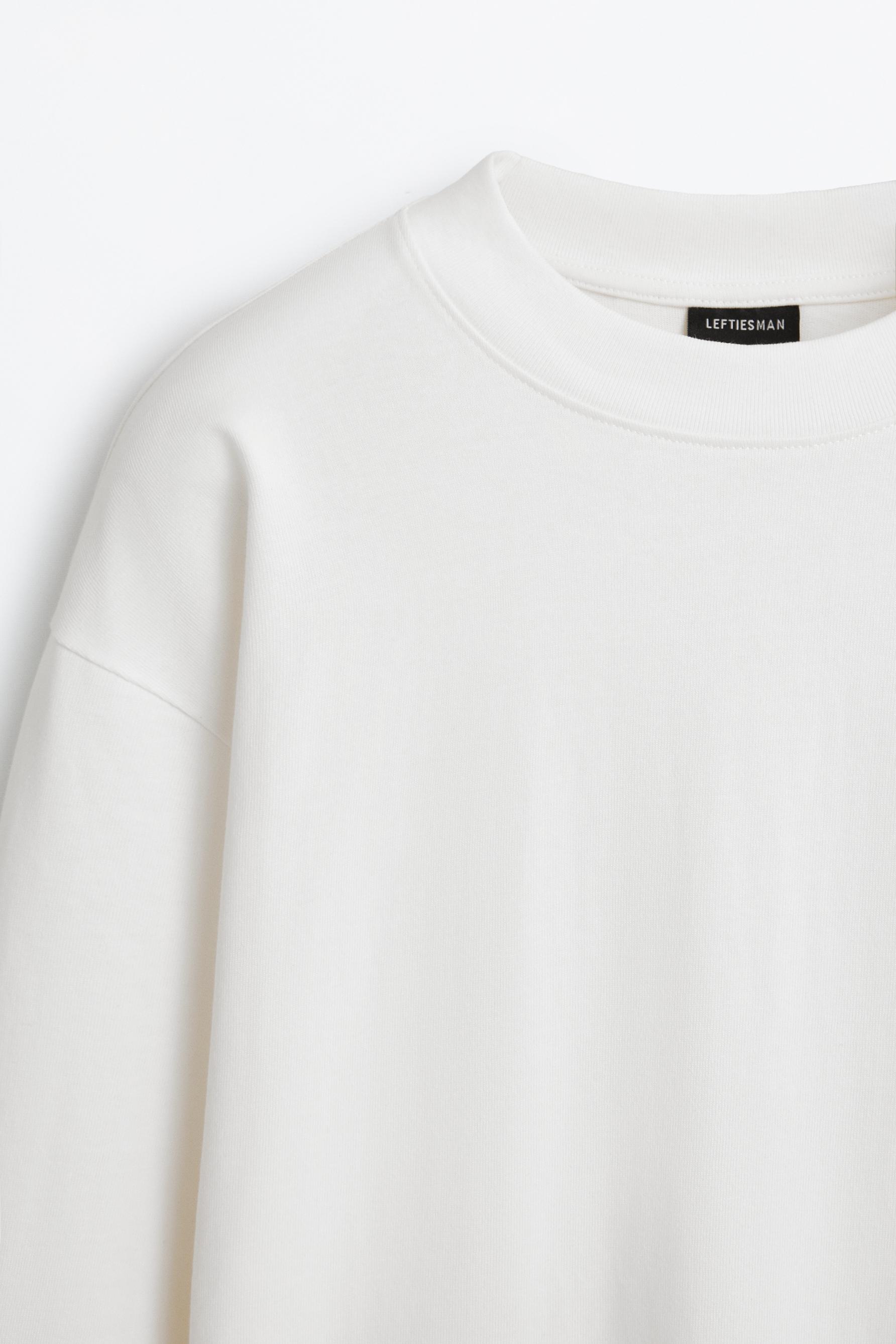 Basic heavy jersey T-shirt — OFF WHITE