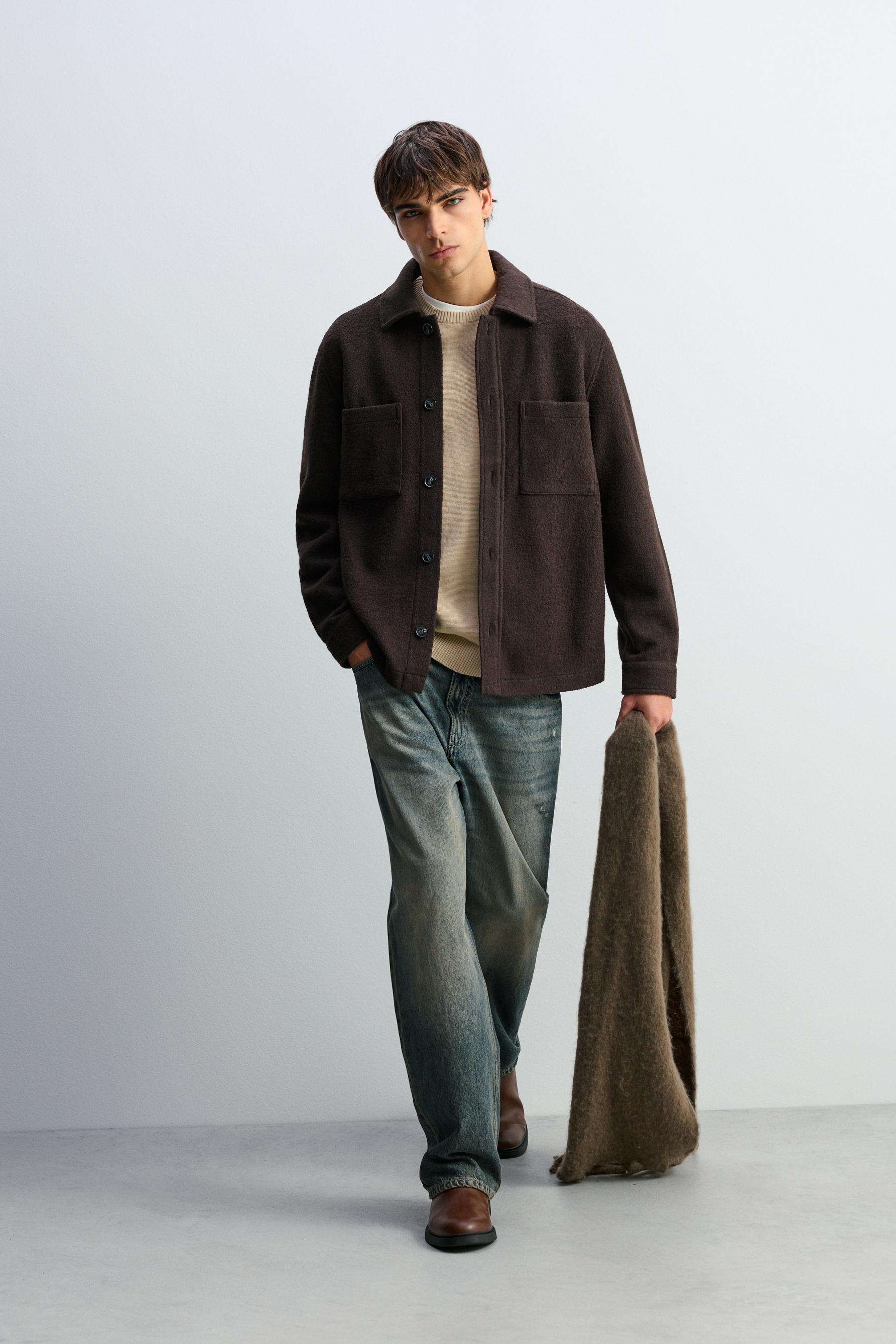 Compact knit sweater — SAND