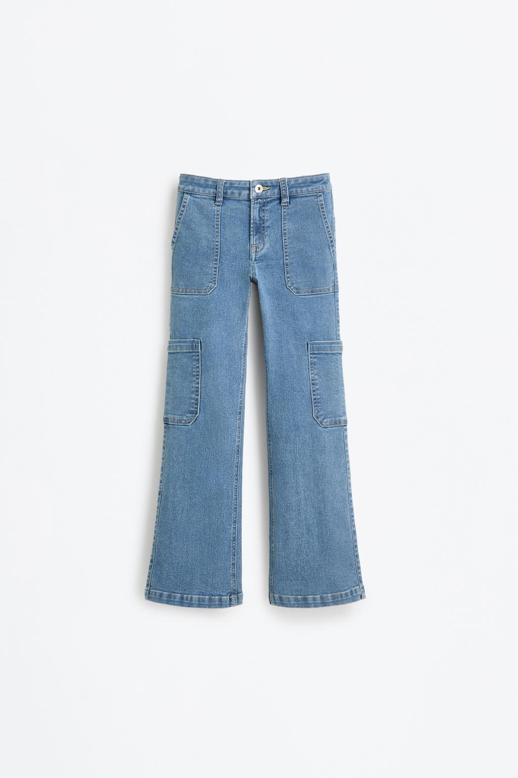 Jeans cargo flare