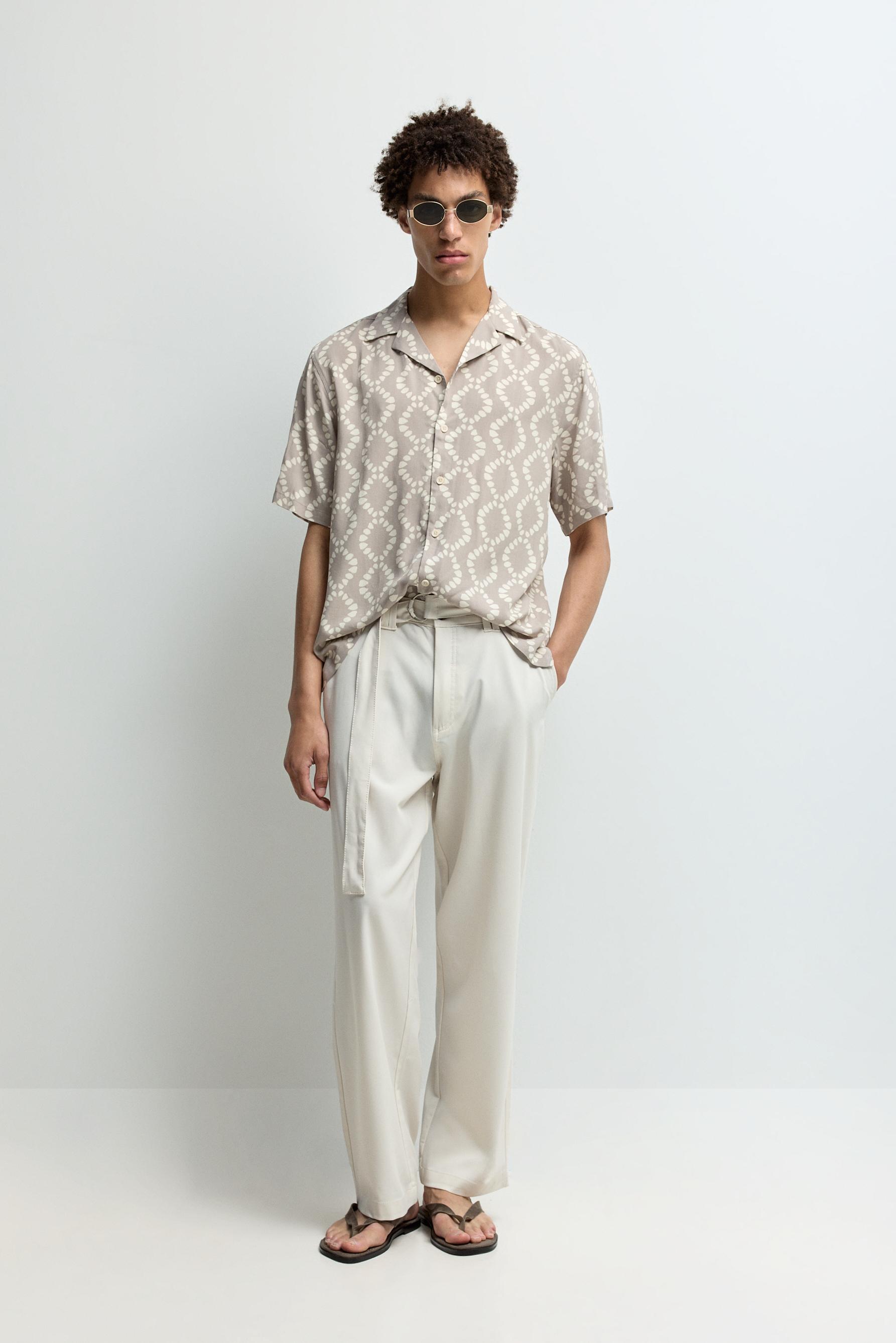 Resort shirt — GREY/BEIGE