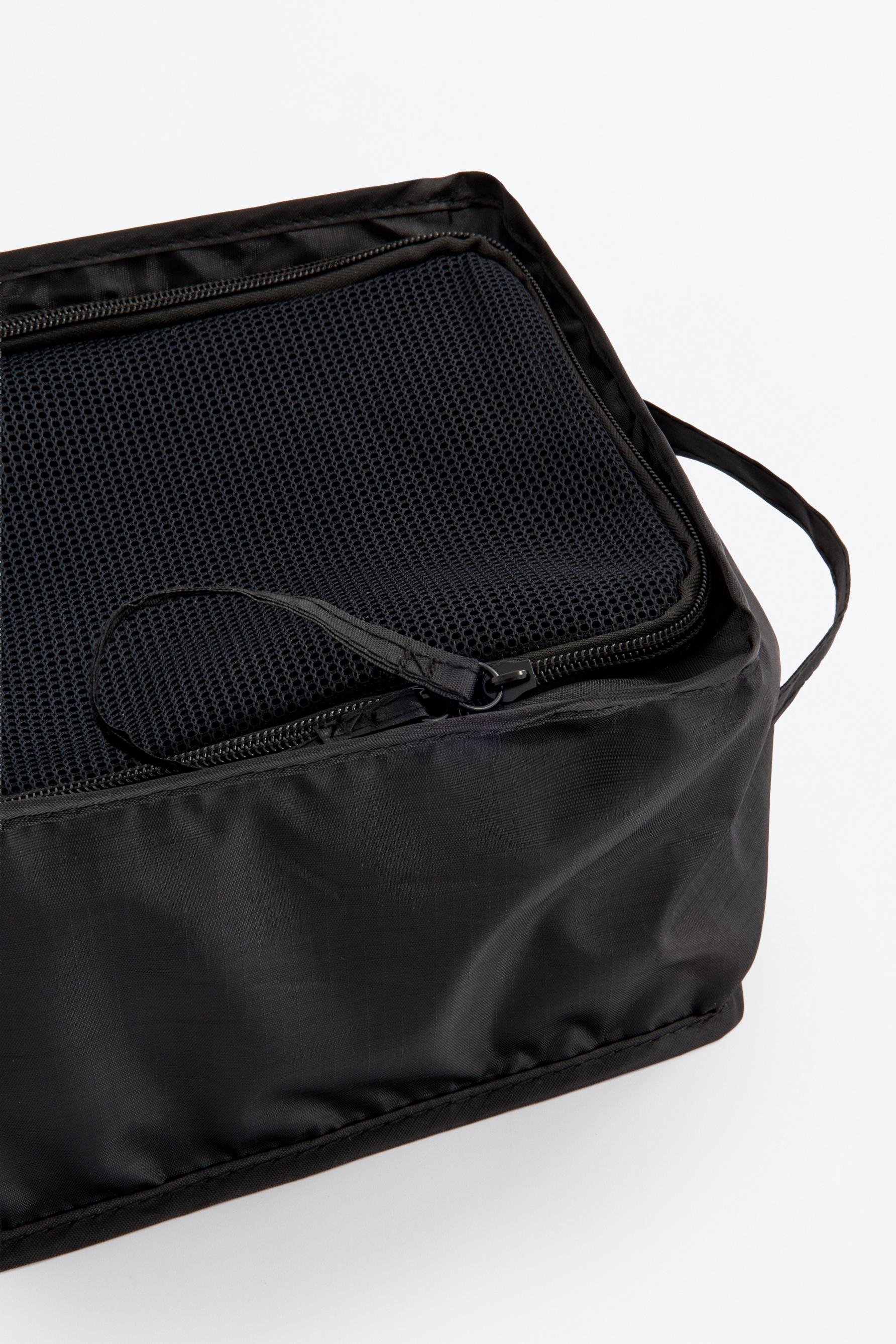 Travel shoe bag — BLACK
