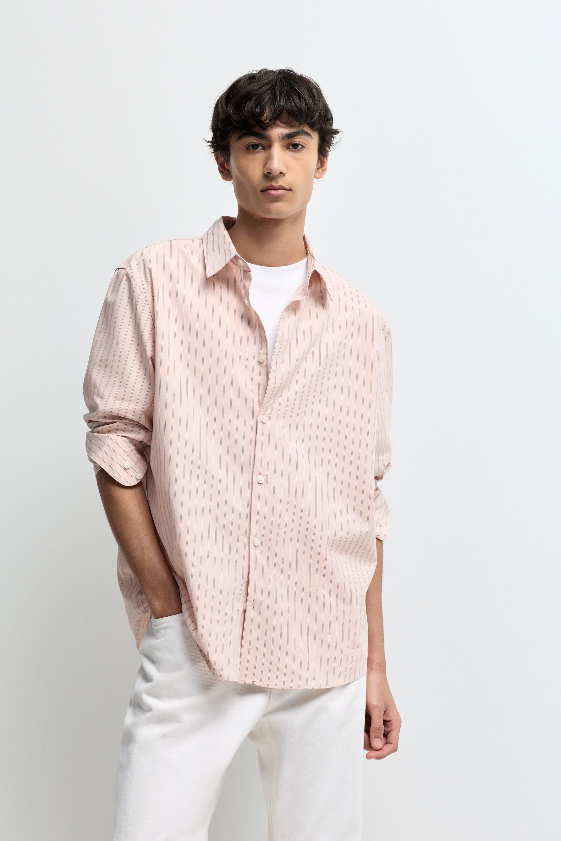 Camisa rayas regular fit