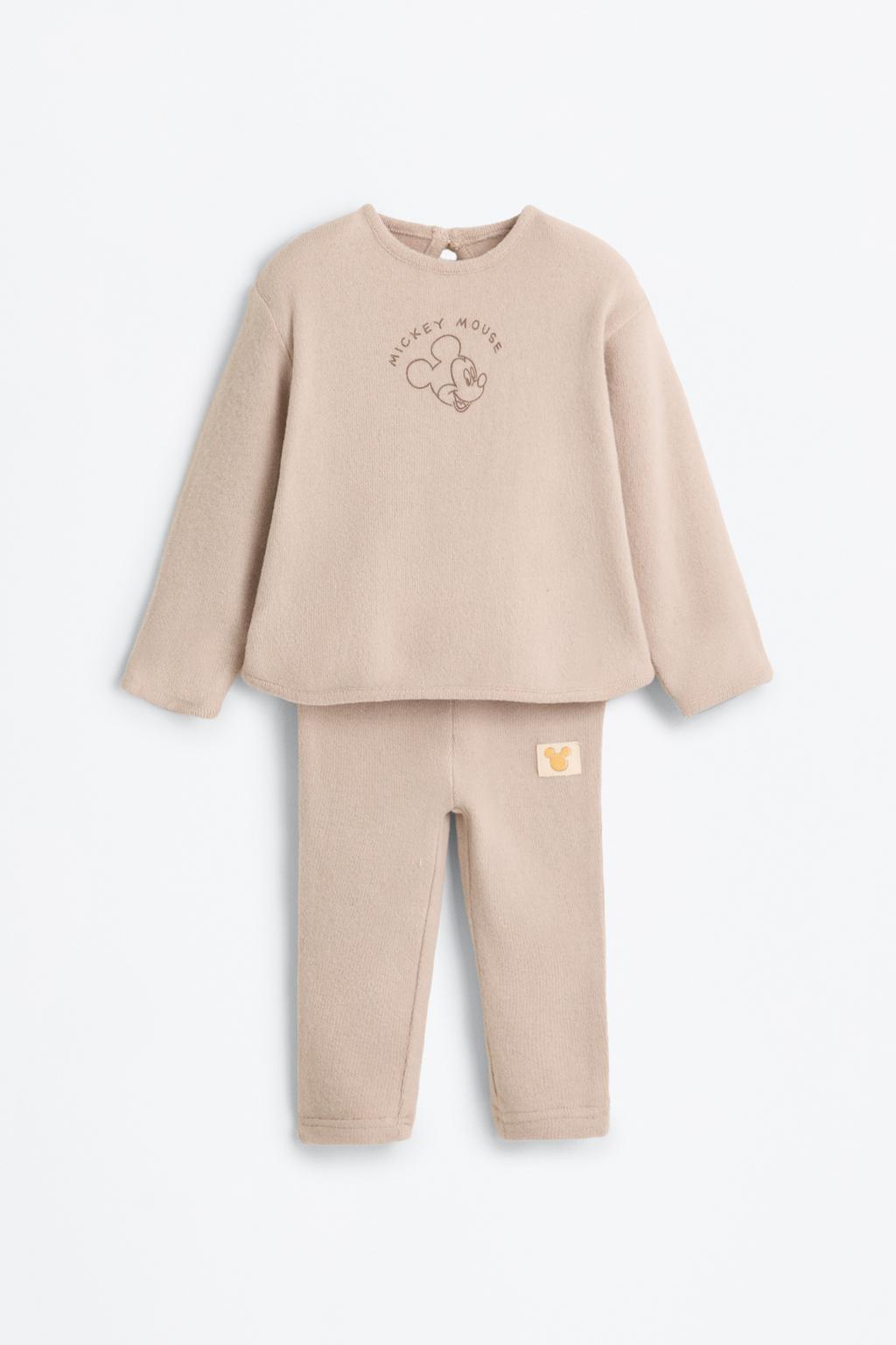 Conjunto Mickey Mouse ©Disney sweatshirt e leggings de malha