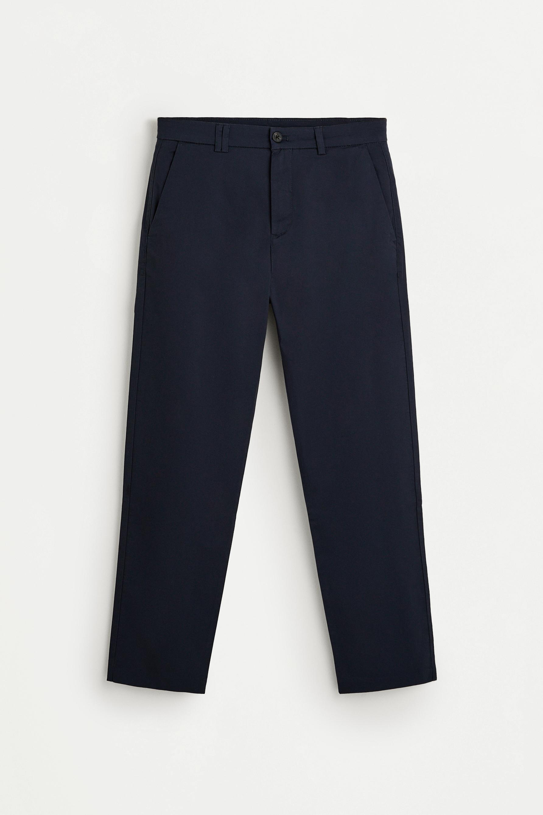 Slim fit chino trousers — NAVY