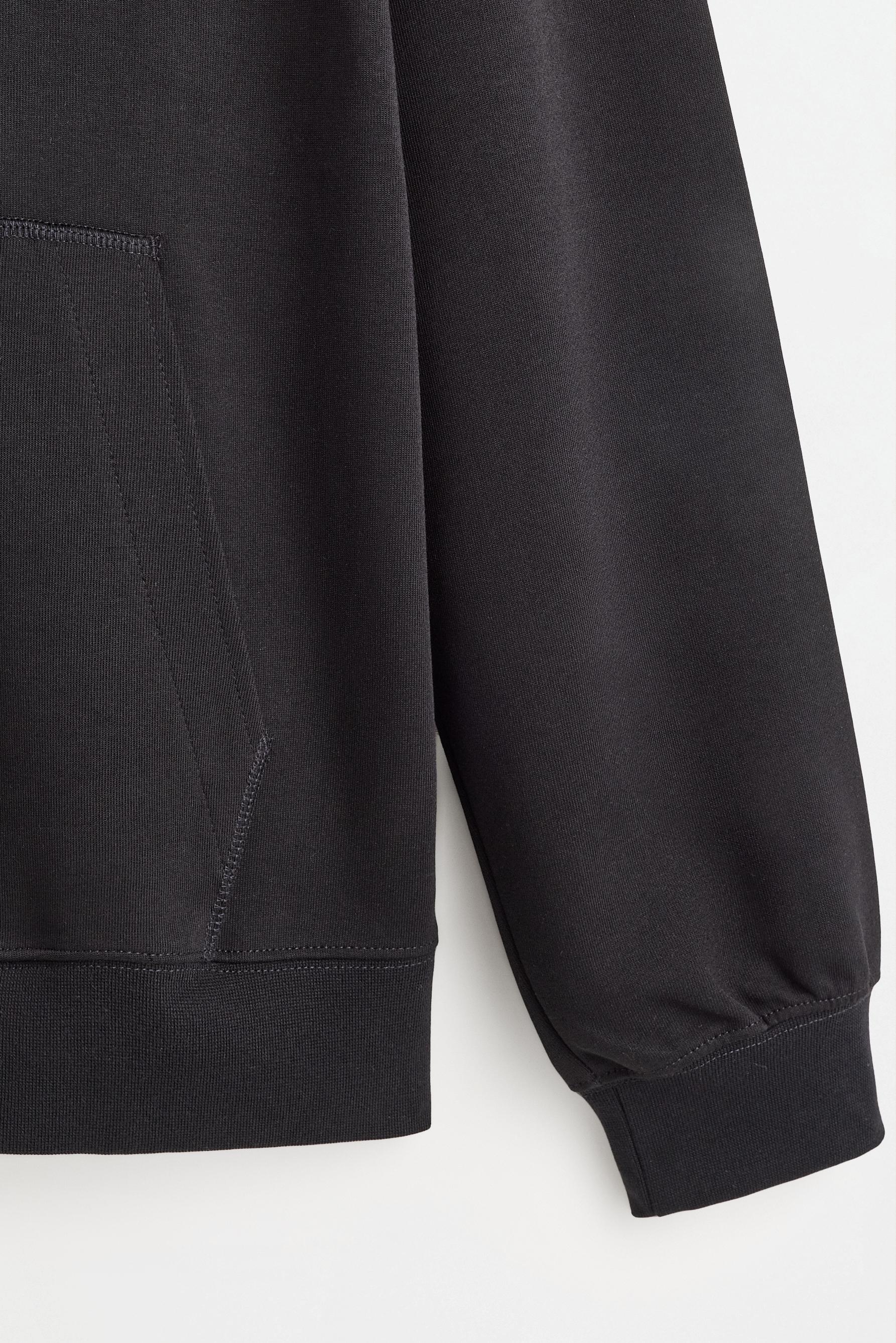 Interlock hoodie — BLACK