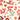 Satin floral scarf — BROWN