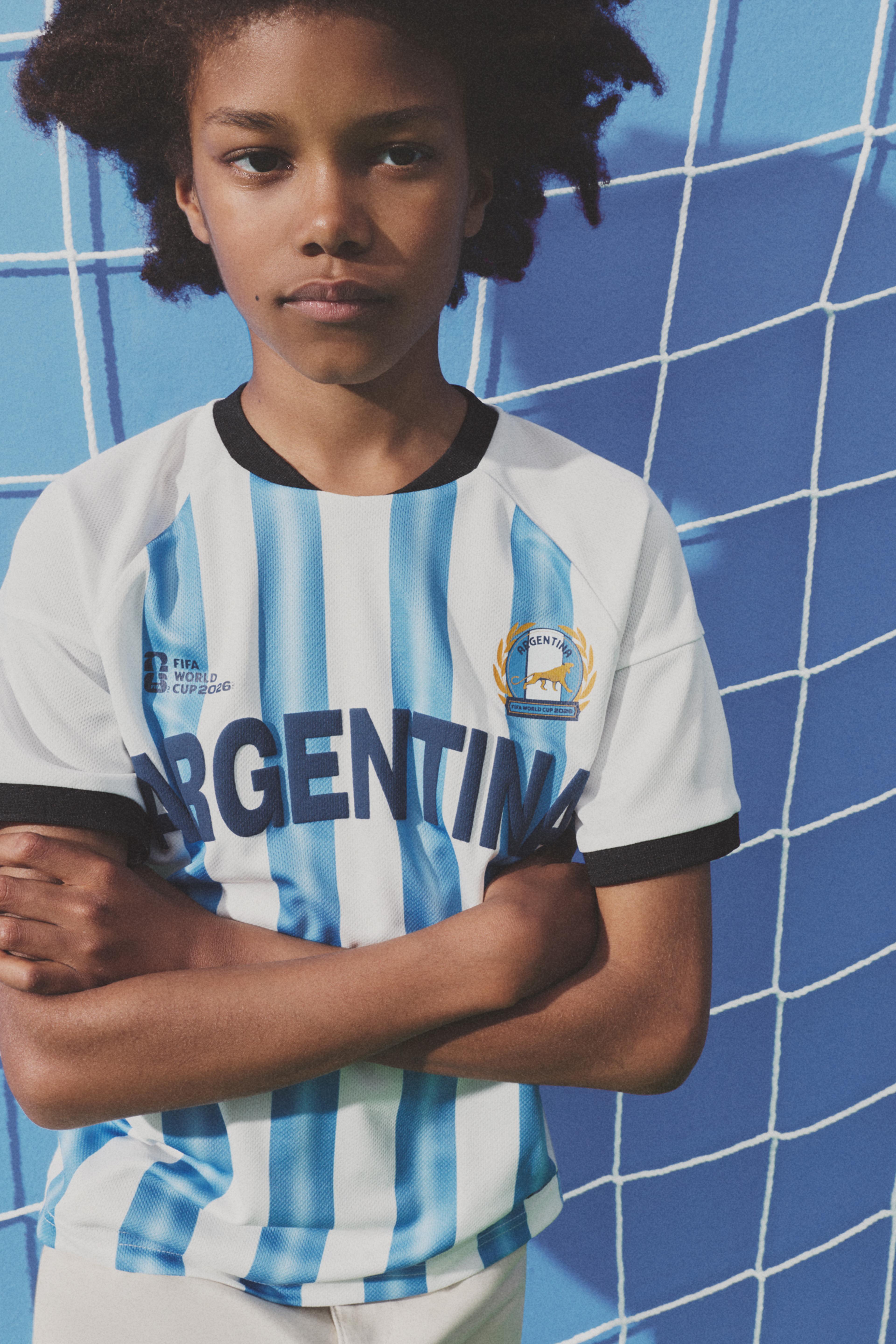 Kids | Argentina FIFA World Cup 2026 Licensed T-Shirt — BLUE