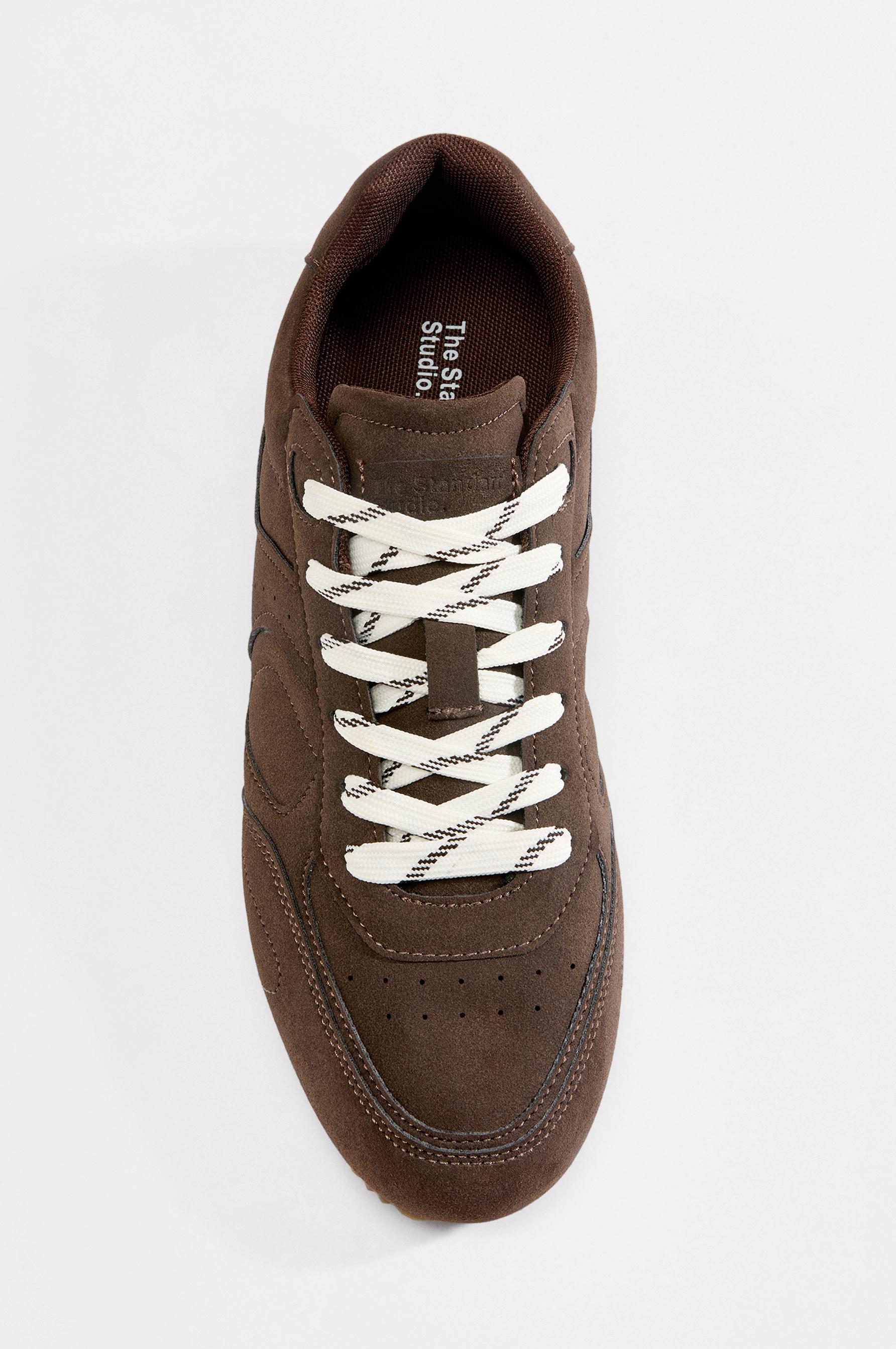 Thin-soled slippers — BROWN