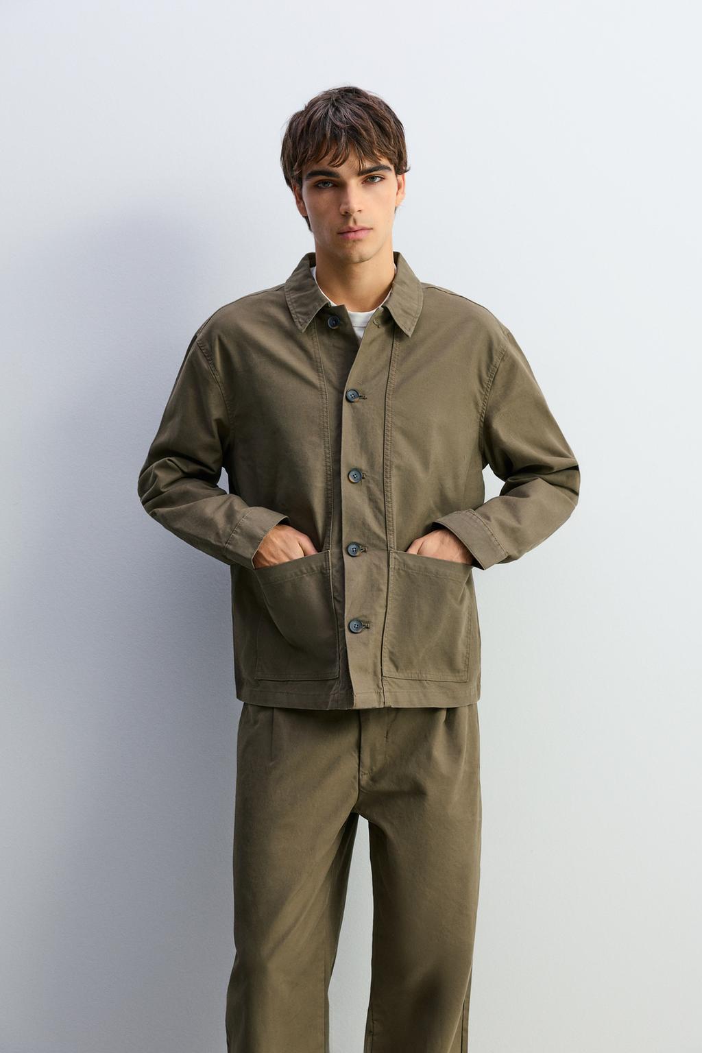 Boxy fit overshirt