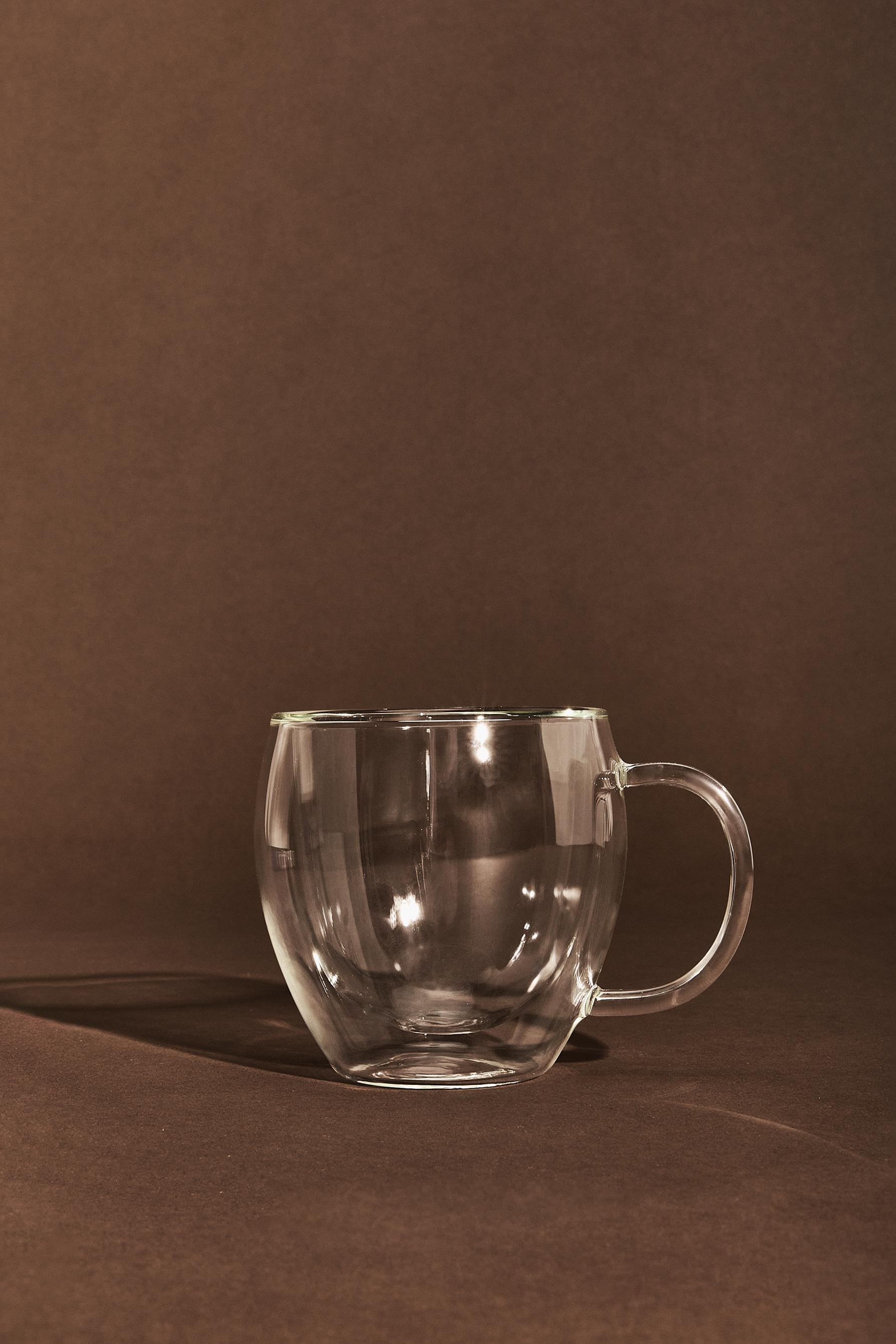 Taza doble fondo borosilicato