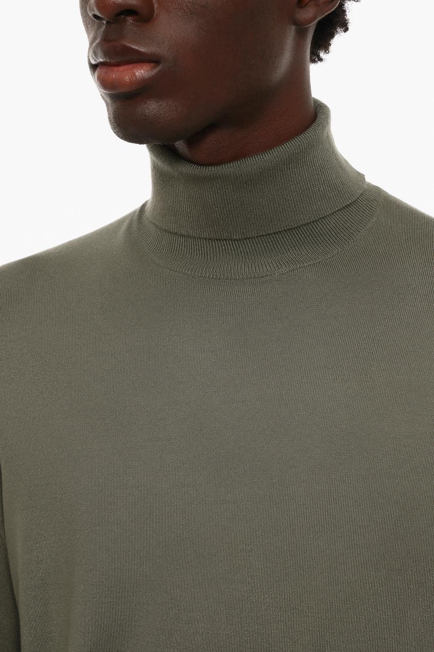 Cuello De Tortuga Hombre Jonivey Camisas Casuales De Manga Larga