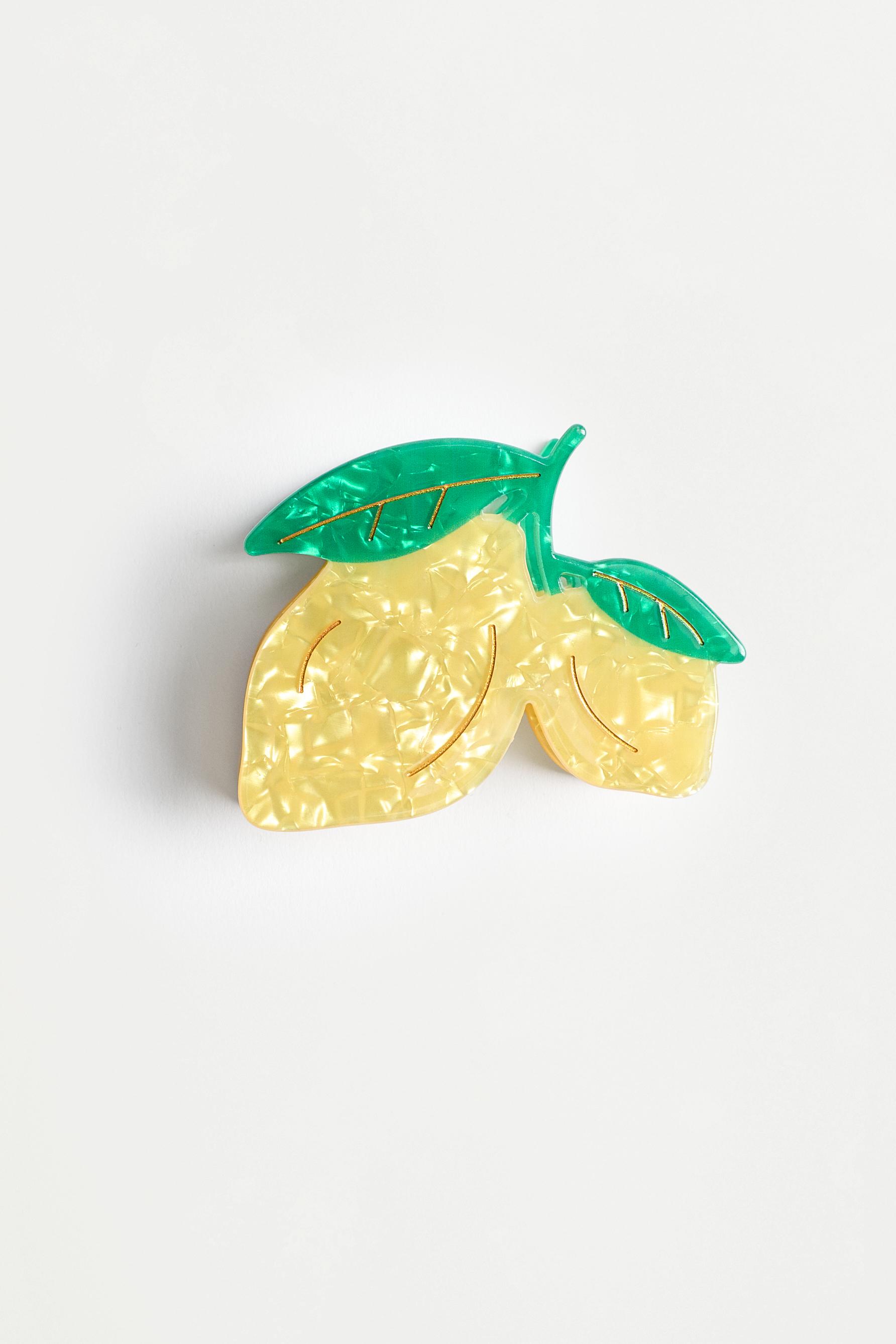 Lemon claw clip — YELLOW