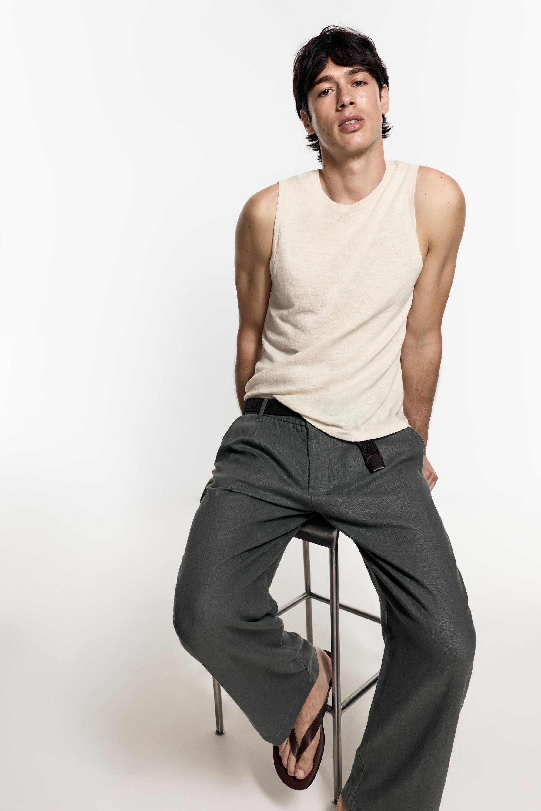 Knit tank top — OFF WHITE