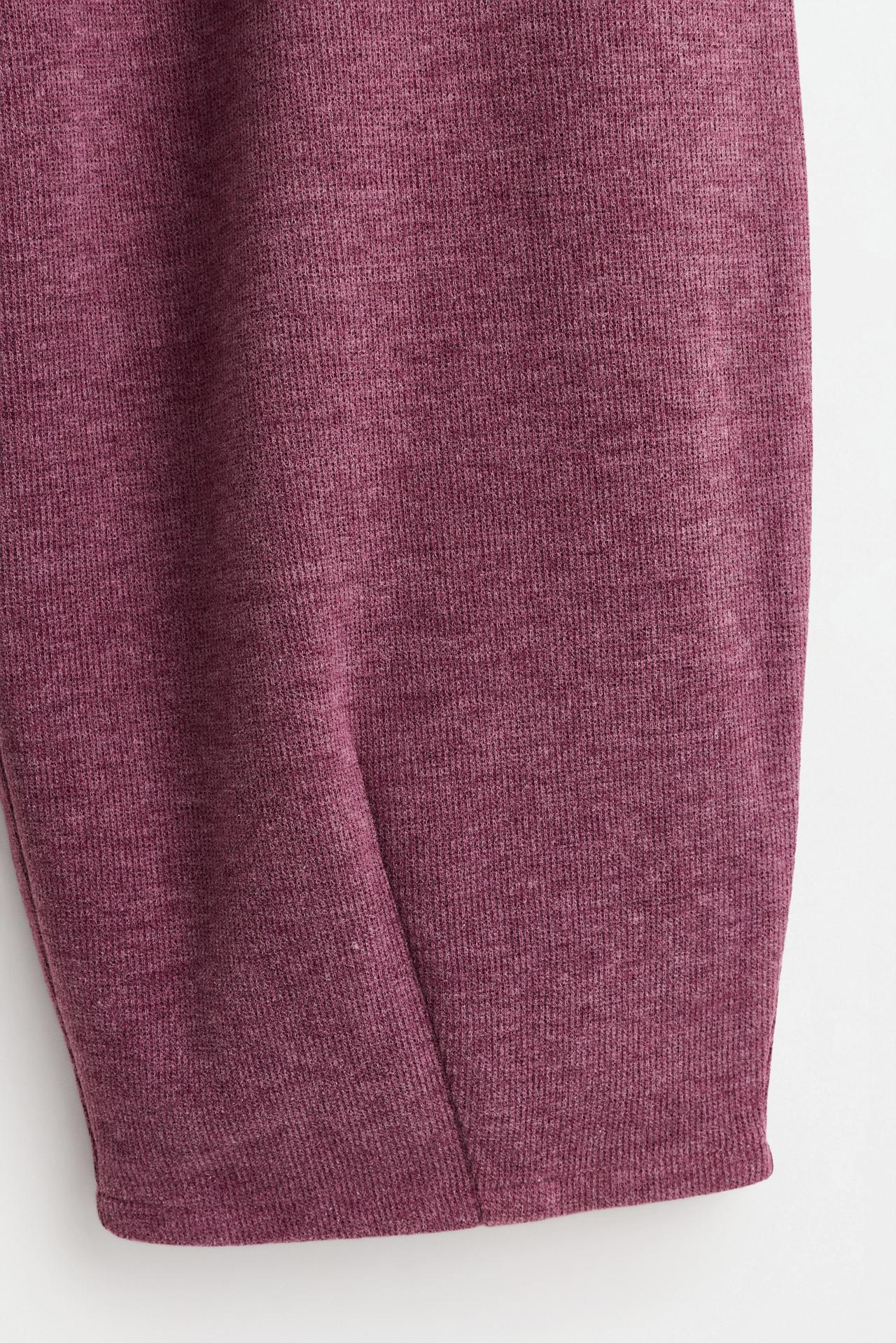 Barrel bias cut trousers — PINK