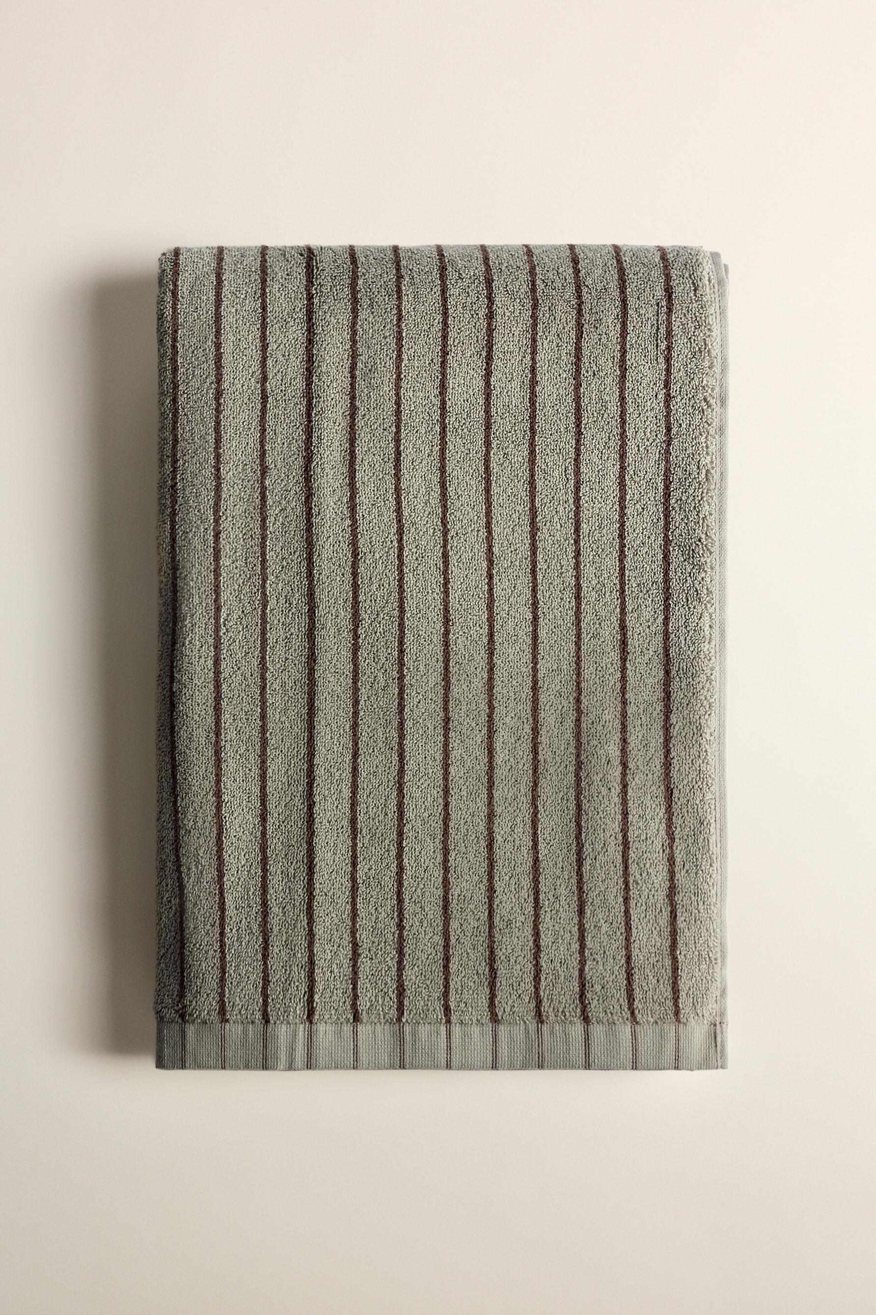 Toalla de baño rayas 150 x 90