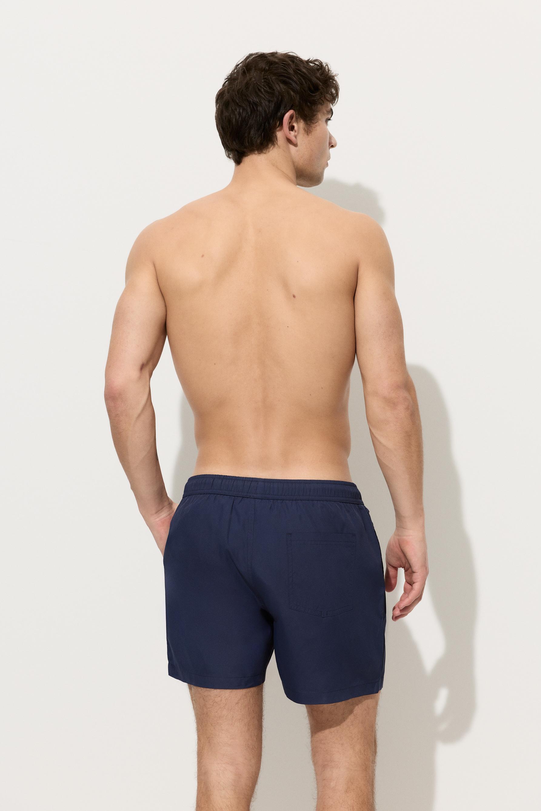 Basic regular fit swim shorts — NAVY