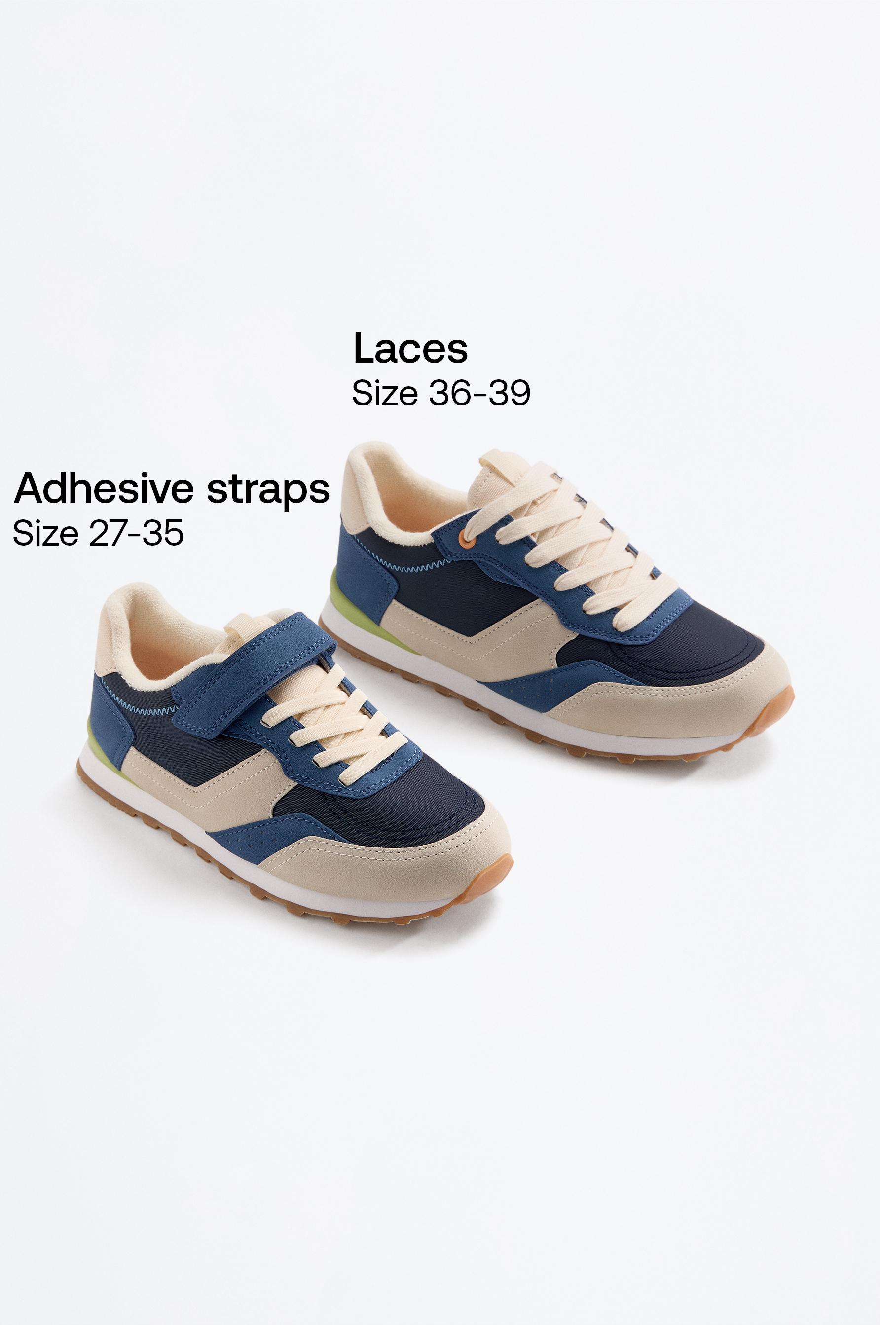Athletic dress shoe — BLUE