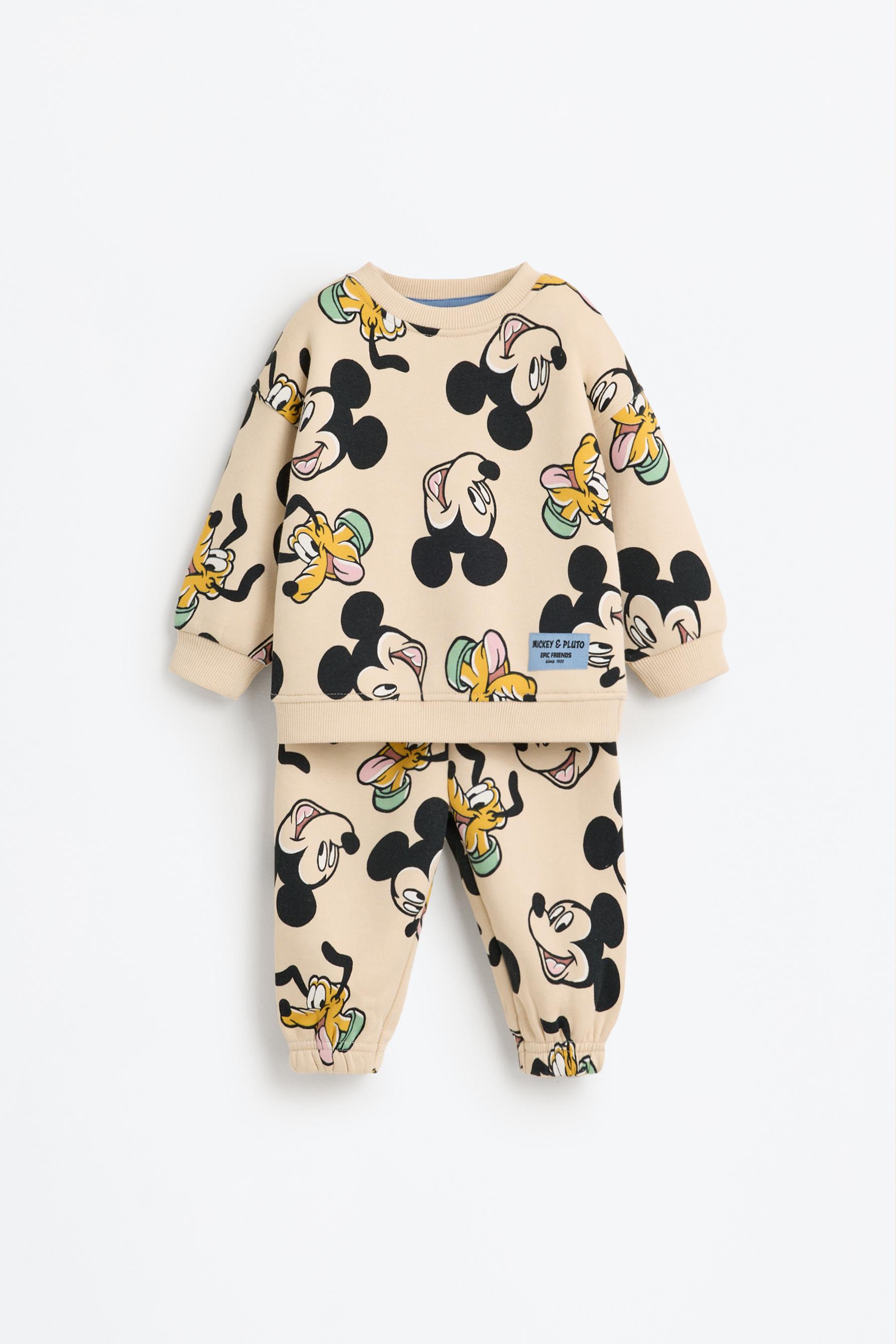 Conjunto Mickey Mouse y Pluto ©Disney de sudadera y pantalón