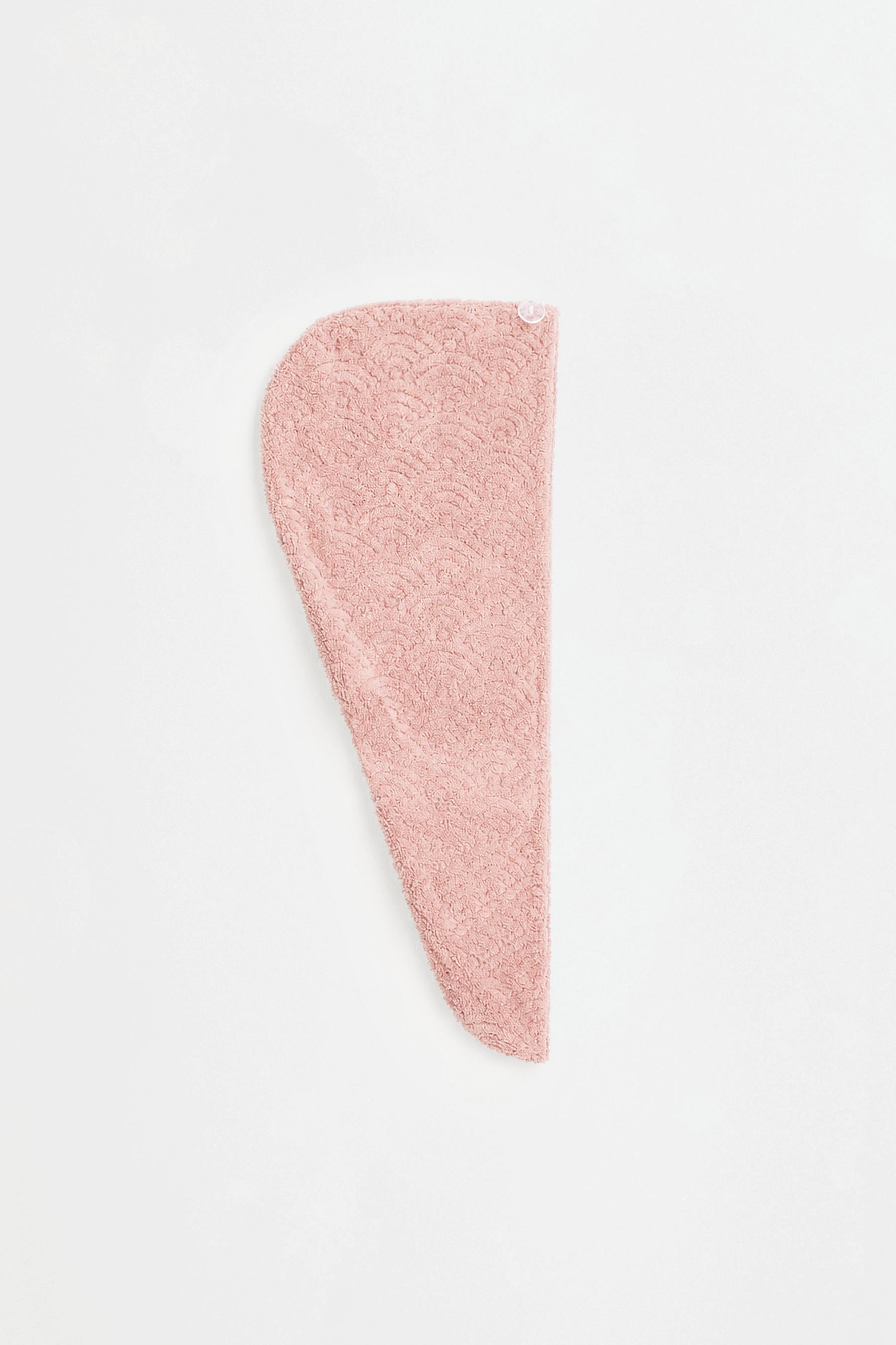Hair turban towel — PASTEL PINK