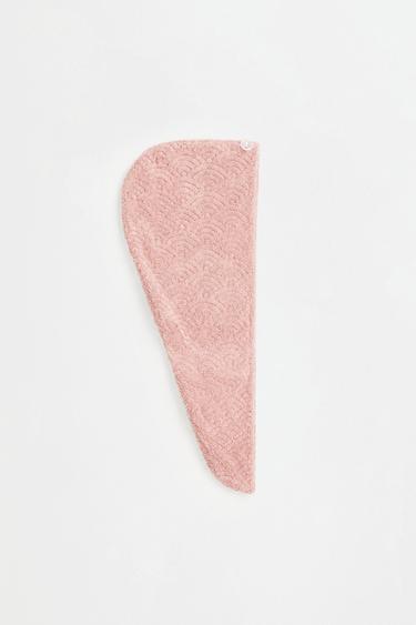 Hair turban towel — PASTEL PINK 2