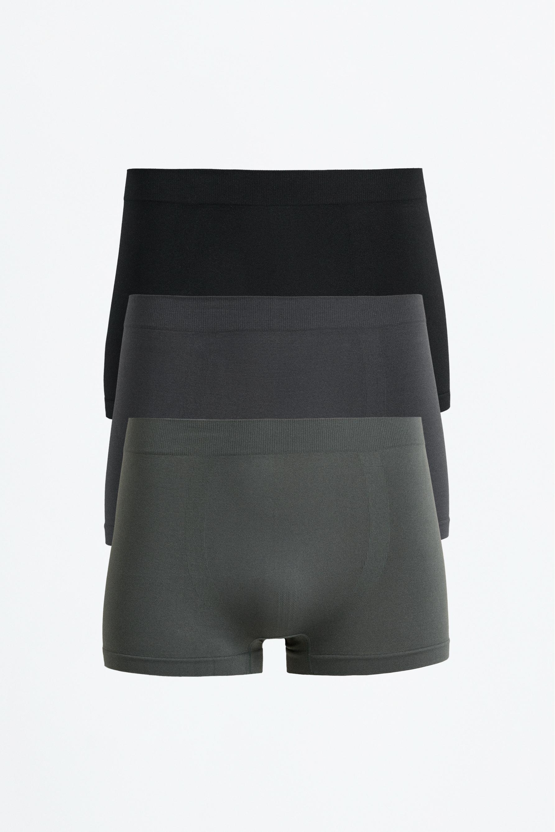 Pack of 3 seamless boxers — GREEN