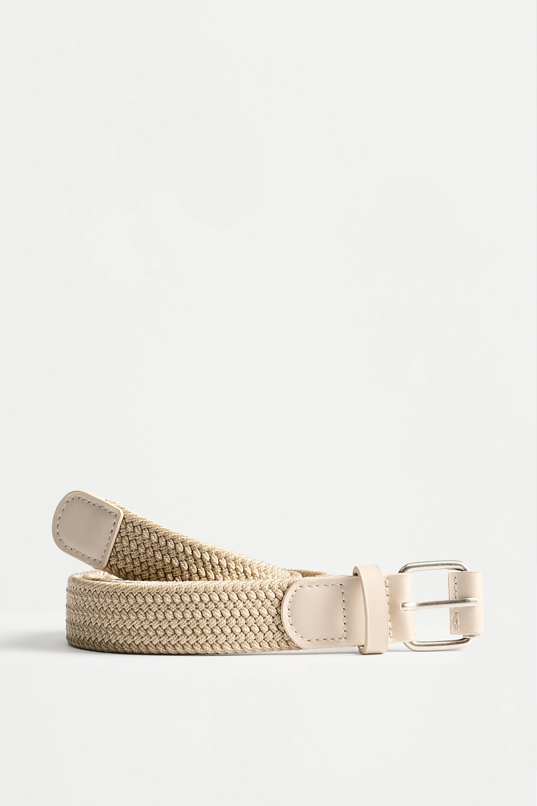 Braided belt — KHAKI