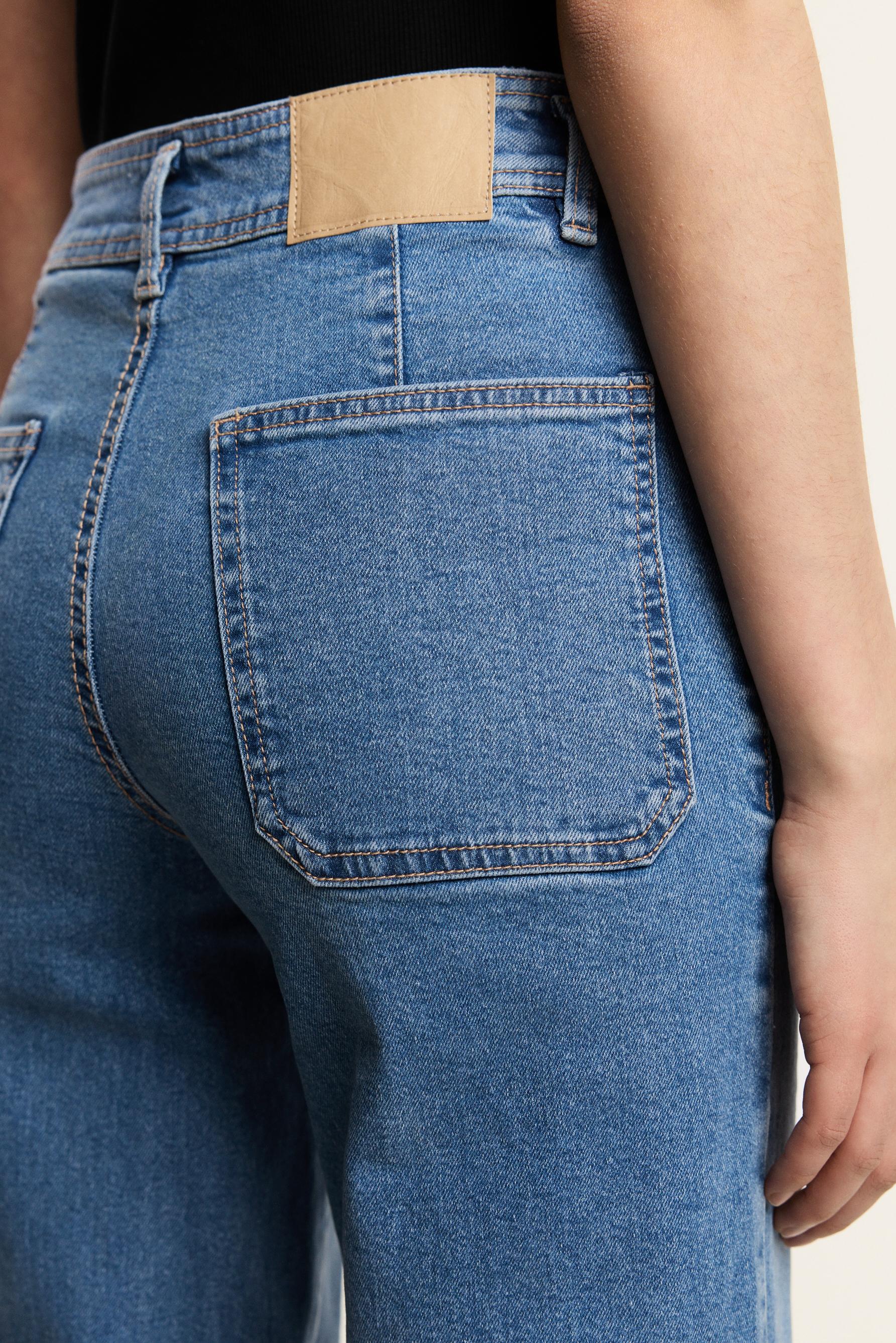Stretch pocket jeans — PALE BLUE