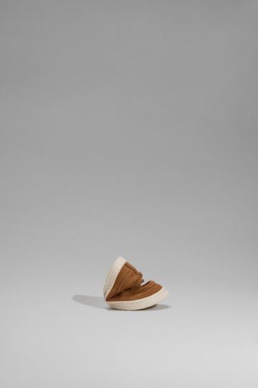 Barefoot moc toe slippers — BROWN 6