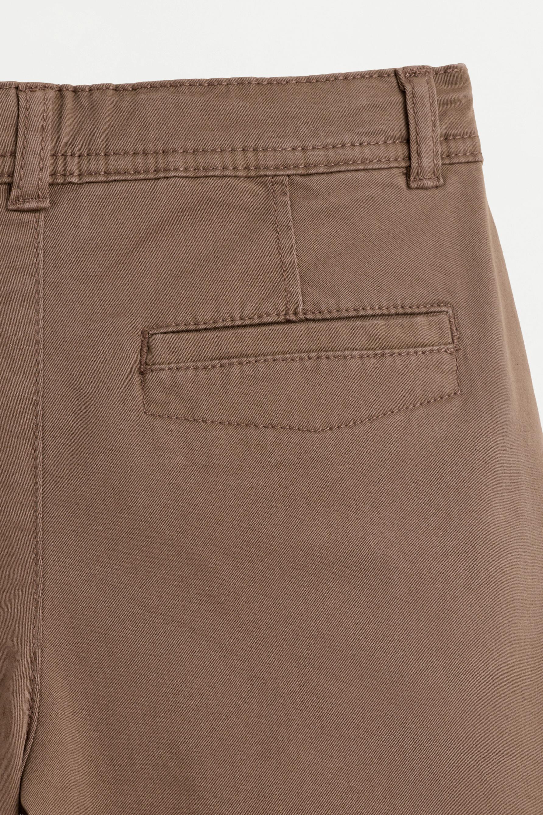 Chinese Bermuda shorts — CHOCOLATE
