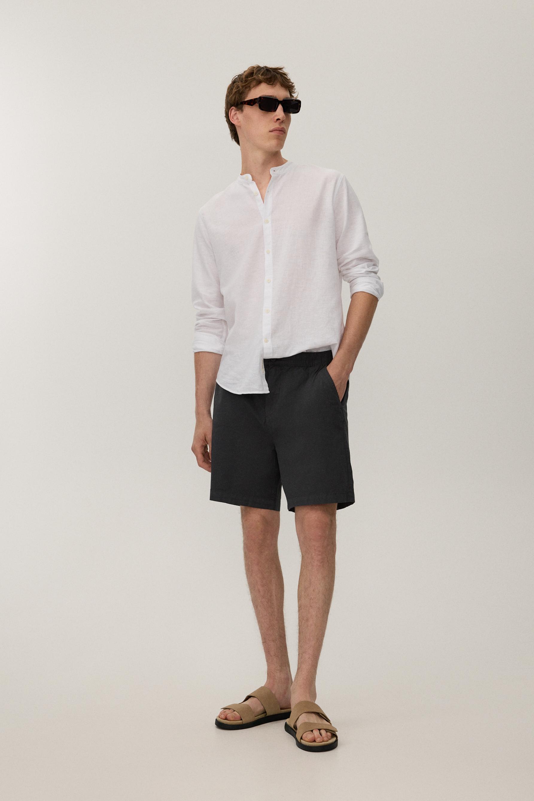 Bermuda semijogger popelín