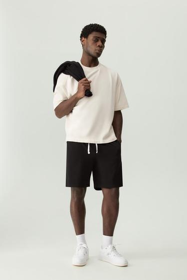 Pack of 3 tracksuit Bermuda shorts — BLACK 2
