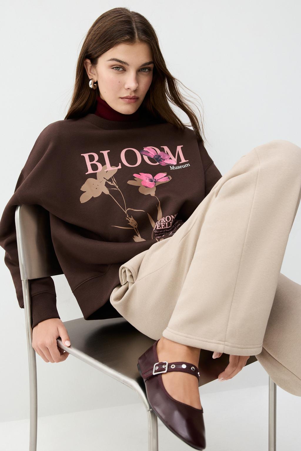 Sudadera estampada