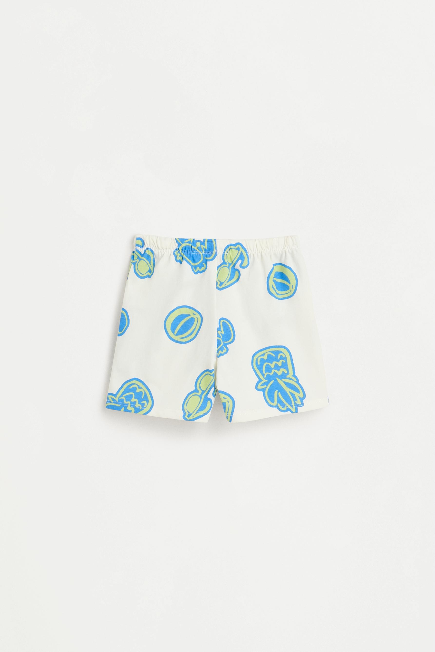 Short printed pyjamas — OFF WHITE