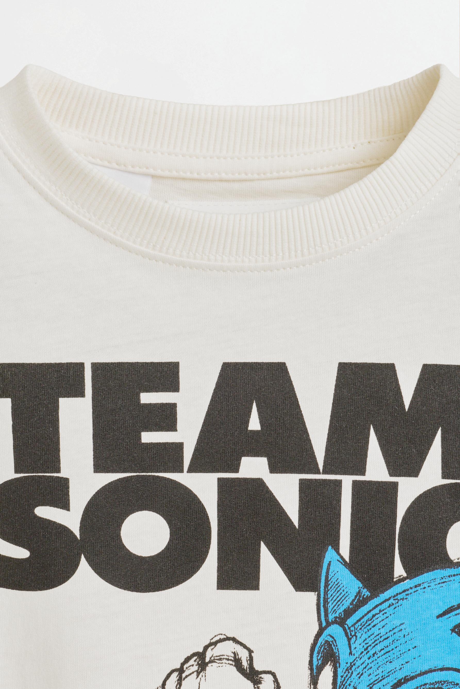 SONIC™ | SEGA soccer T-shirt — OFF WHITE