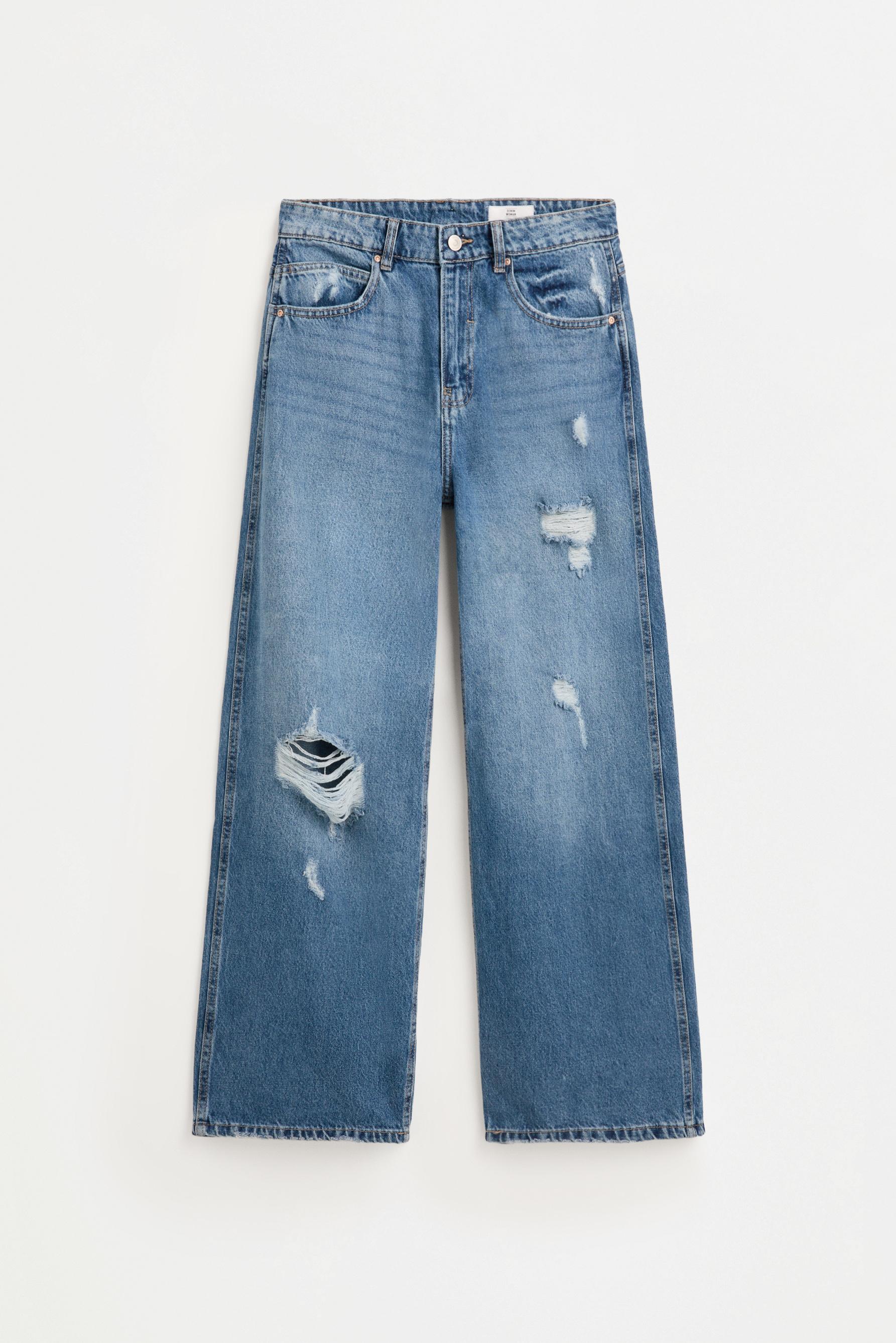 Distressed baggy jeans — INDIGO