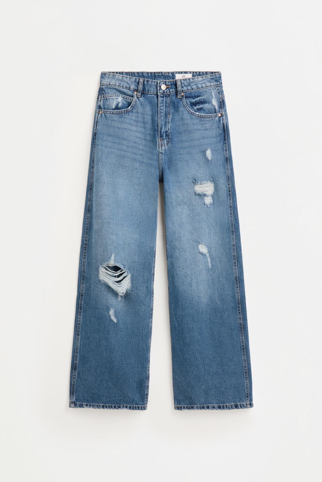 Distressed baggy jeans — INDIGO
