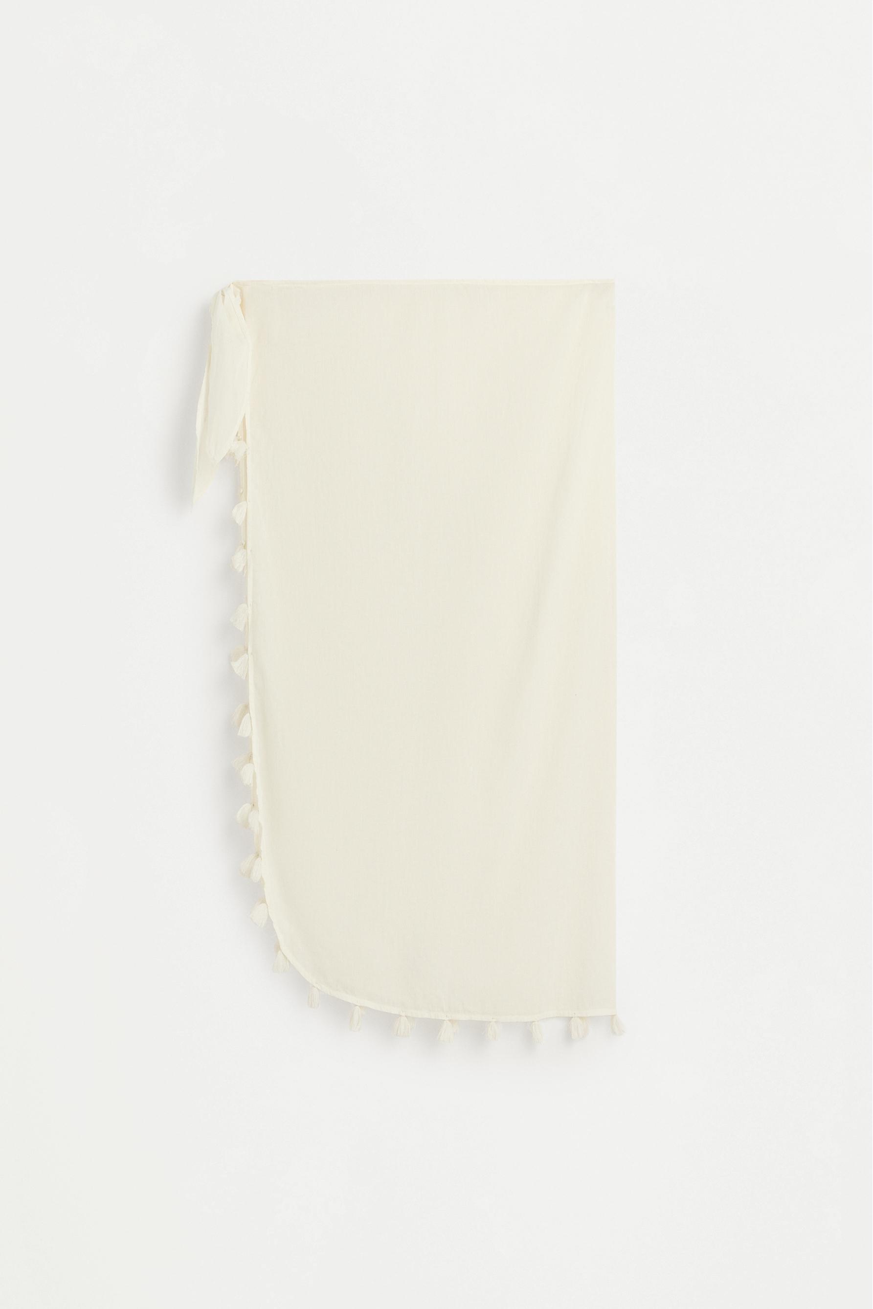 Embellished pareo — ECRU