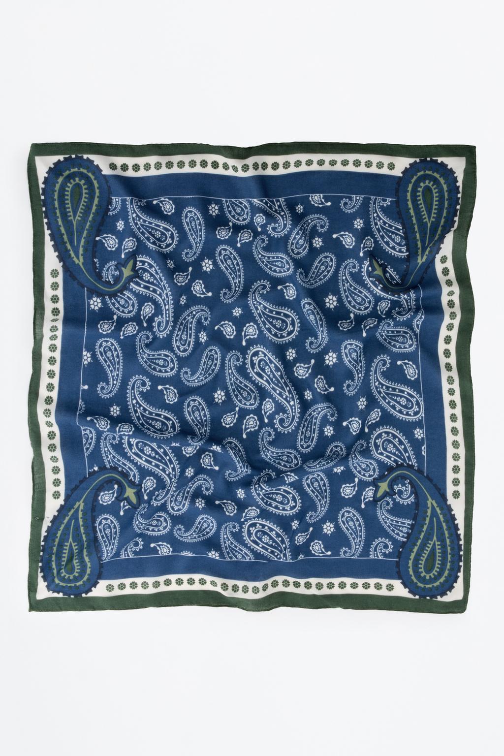 Paisley print scarf