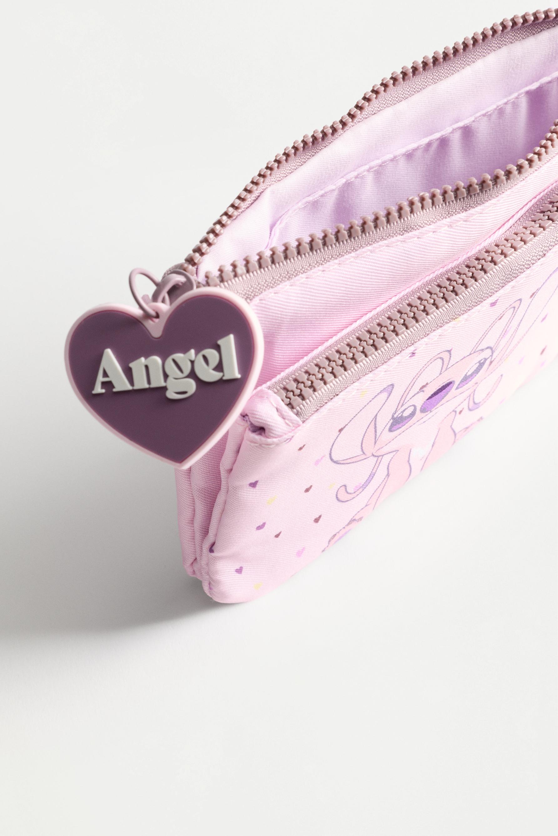 Angel ©Disney multi-compartment pencil case — PINK